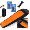 Kit Saco de Dormir Xtreme Sarcfago -5c  +15c + Paracord Corda 10 M + 20 Pastilhas Purificadoras para gua