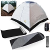 Kit Saco de Dormir Max 2 em 1 Camping + Isolante T�rmico Aluminizado + Barraca 3 Pessoas Atena Pesca