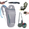 Kit Camping Bssola Alumnio + Canivete + Mochila Camelbak Trilha + Cantil Mohave 750 Ml Caminhada