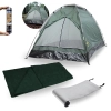 Kit Camping Barraca Koala 3 Pessoas + Isolante T�rmico 1,80 M + Saco de Dormir Solteiro Trilha Pesca