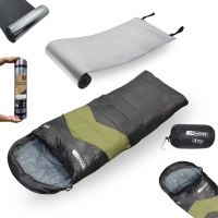 Kit para Acampamento Saco de Dormir Viper + Isolante Trmico Aluminizado 1,80 Metros Trilha Pesca