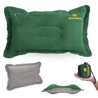 Almofada Travesseiro Smart Inflvel Impermevel Verde Guepardo para Camping Pesca Passeio Viagem