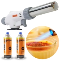 Ma�arico Flame Gun com Igni��o Autom�tica + 2 Cartuchos de G�s 227g
