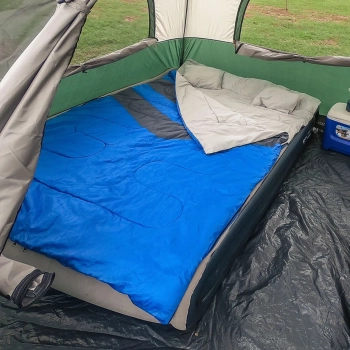 Saco de Dormir Camping 2 em 1 Casal Ou Solteiro Kuple