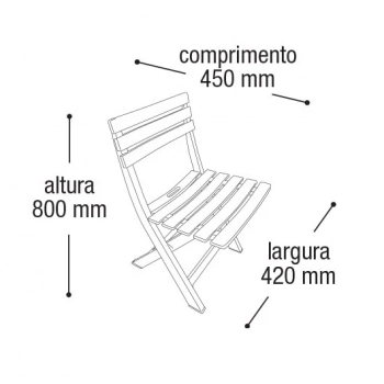 Kit 4 Cadeiras de Plstico Dobrvel Preta Suporta At 90 Kg
