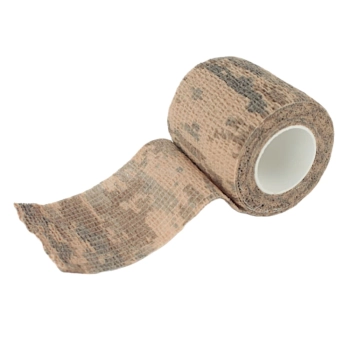 Fita Adesiva Bandagem Elastica Camo Tape Camuflada Bege