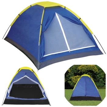 Kit Barraca Camping Iglu 2 Pessoas + Colcho Inflvel Casal + Lona 3x3m