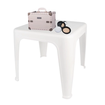 Mesa de Apoio Plstica Multiuso Pequena Branca