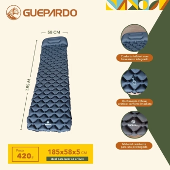 Colchonete Compacto Colcho Isolante Trmico Inflvel Dott Ntk Solteiro Camping Porttil