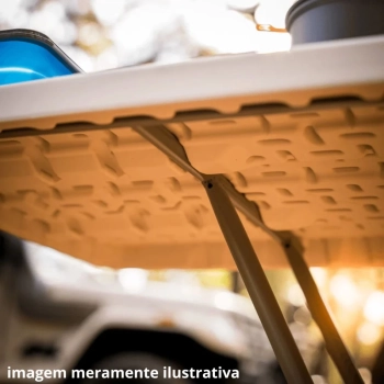 Mesa Dobr�vel Robust Altura Ajust�vel 80 Cm Ntk para Camping e Pesca