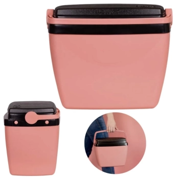Caixa Termica Rosa / Pssego Cooler Pequeno 6 Litros Mor / 8 Latas / para Lanches e Bebidas