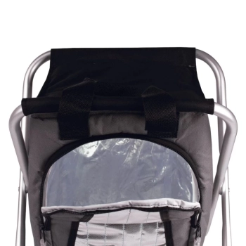 Mesa Dobrvel Robust 80 Cm Ajustvel Camping + Banqueta Dobrvel Cooler Acoplado 25 L