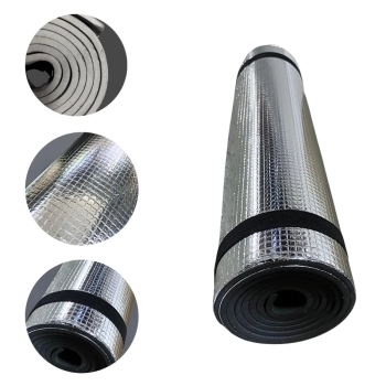 Colchonete Isolante Trmico Eva Aluminizado Silver Bel 1,80 Metros para Camping Trilha