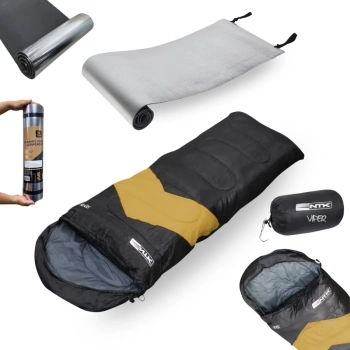 Kit Acampamento Isolante Trmico Aluminizado 1,80 Metros + Saco de Dormir Viper Pescaria