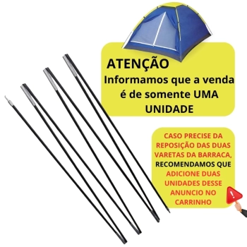 Vareta de Reposi��o para Barraca Iglu 3 Pessoas Mor 1 Unidade
