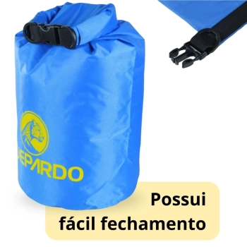 Saco Estanque Keep Dry 10 Litros  Prova Dgua Guepardo para Pesca Camping Trilha Nataao