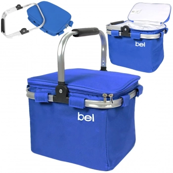 Cooler Bolsa Termica Lancheira Piquenique 15,5 Lts Azul