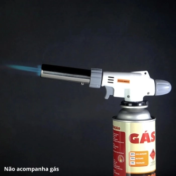Ma�arico Flame Gun com Igni��o Autom�tica Temperatura de 800 �c � 1300 �c Guepardo