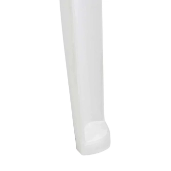 Kit Mesa Quadrada Bela Vista + 4 Cadeiras em Plstico Branca