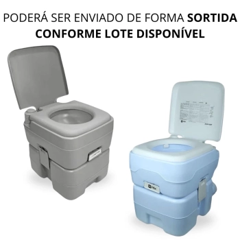 Kit Barraca Banheiro + Vaso Sanitrio Porttil Porta Potti 20l + Pia Lavatrio Porttil 17l