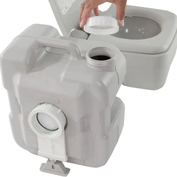 Vaso Sanitrio Porttil Porta Potti Banheiro Qumico Nautika 20 L + Solvente Bac Bus 1 L
