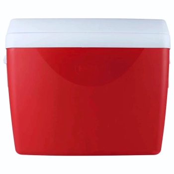 Caixa Trmica Grande 75 Litros com Alas Laterais e Divisria / Cooler Vermelho