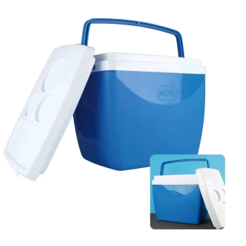 Kit Carrinho de Praia + Caixa Trmica 18 Lts + Guarda Sol + 2 Cadeiras Mor