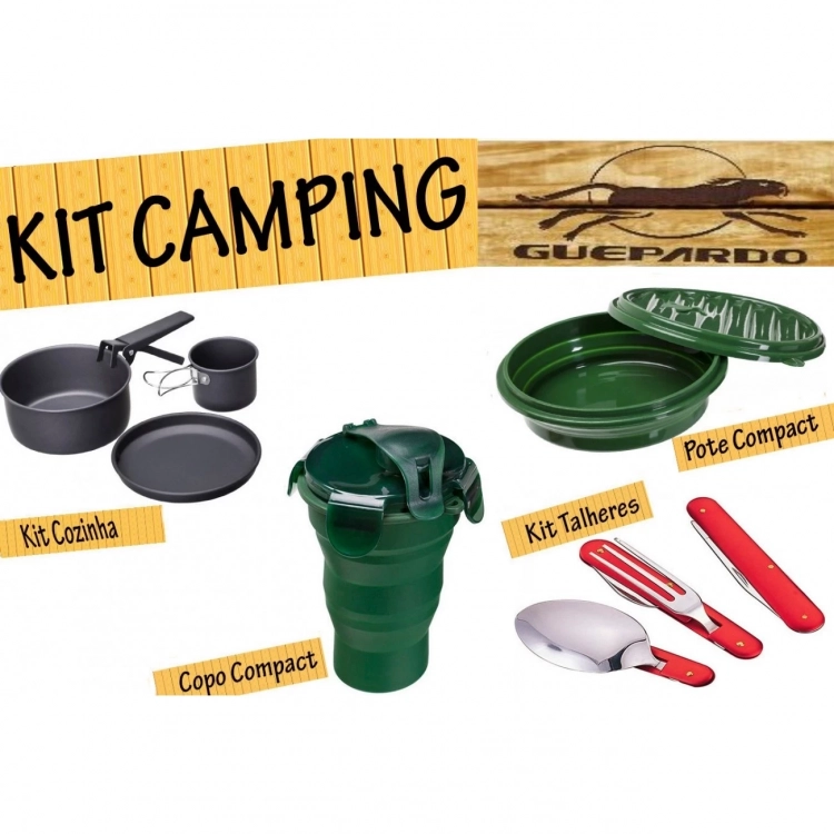 Kit Cozinha para Camping 360° Degrees Dinner Set com 6 peças em Promoção